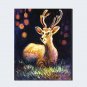 Ready to Hang Handpainted Beautiful Deer  Oil Painting On Canvas Wall Art For Decor