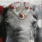 Hand Painted Oil Painting Animal African Elephan with Stretched Frame