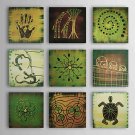 Hand-Painted Abstract / Animal More than Five Panels Canvas Oil Painting For Home Decoration