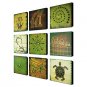 Hand-Painted Abstract / Animal More than Five Panels Canvas Oil Painting For Home Decoration