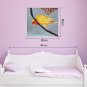 IARTS Hand Painted Modern Abstract Golden Bird on the Branch Oil Painting On Canvas with Stretched