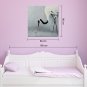 IARTS Hand Painted Modern Abstract Red Crowned Crane Oil Painting On Canvas with Stretched Frame W