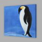 IARTS Hand Painted Modern Abstract Antarctic Penguin Oil Painting On Canvas with Stretched Frame W