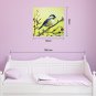 IARTS Hand Painted Modern Abstract Birds on the Branch Oil Painting On Canvas with Stretched Frame