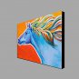 Hand Painted Modern Abstract Horse Animal Canvas Oil Painting Wall Art With Stretched Frame Ready