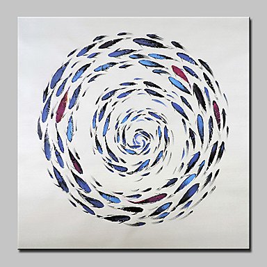 Big Size Hand Painted Fish Animal Oil Painting On Canvas Modern Abstract Wall Art Picture For Home