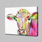 Hand Painted Cow Oil Painting On Canvas Modern Abstract Wall Art Picture For Home Decoration Ready