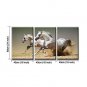 Ready to Hang Stretched Museum Quality Hand-Painted Oil Painting Canvas Wall Art  Animals Running
