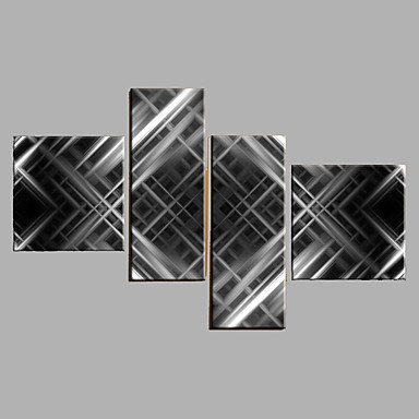 Hand-Painted Modern Abstract Oil Painting Four Panel Canvas Oil Painting Multi Split Oil Painting
