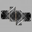 Hand-Painted Modern Abstract Oil Painting Four Panel Canvas Oil Painting Multi Split Oil Painting