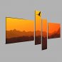 Hand-Painted Modern Abstract Oil Painting Four Panel Canvas Oil Painting Multi Split Oil Painting