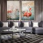 Hand-Painted Abstract / Animals 100% Hang-Painted Oil PaintingModern / Classic Two Panels Canvas O