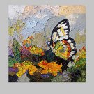 IARTSButterfly 3D Effect Handmade Knife Oil Painting
