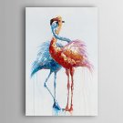 Hand Painted Oil Painting Animal Two Birds in Love with Stretched Frame 7 Wall Arts