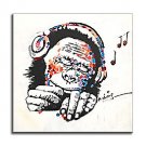 Canvas Painting Oil Painting Modern Cartoon Animals Wall Pictures Kids Room Wall Decor