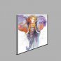 Single Modern Abstract Pure Hand Draw Ready To Hang Decorative The Elephant  Oil Painting