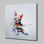 100% Hand Painted Lovely Cat Animal Oil Painting On Canvas Modern Abstract Wall Art Picture For Ho