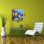 Modern Hand-Painted Abstract Animal The Lovely Cow One Panels Canvas Oil Painting For Home Deco