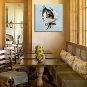 100% Hand-Painted Cat Girl Animal Oil Painting On Canvas Modern Abstract Wall Art Picture For Livi