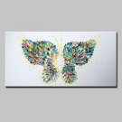 Hand Painted Butterfly Animal Oil Painting On Canvas Modern Abstract Wall Art Pictures For Wall De