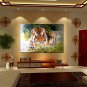 Oil Painting Tiger Style  Canvas Material with Stretched Frame Ready To Hang SIZE60*90CM.