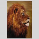 OilPaintingLionStyleCanvasMaterialwithStretchedFrameReadyToHangSIZE60*90CM.