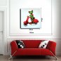Oil Painting Modern Abstract Pure Hand Draw Ready To Hang Decorative  Oil Painting Cycling Of The