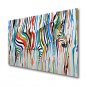 Stretched (Ready to hang) Hand-Painted Oil Painting 90cmx60cm Canvas Wall Art Modern Pop Art Zebra