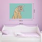 IARTS Hand Painted Modern Abstract Wonder Cat Display Oil Painting On Canvas with Stretched Frame