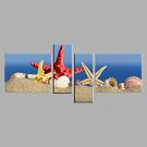 Hand-Painted Modern Abstract Oil Painting Four Panel Canvas Oil Painting Multi Split Oil Painting