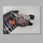 Single Modern Abstract Pure Hand Draw Ready To Hang Decorative The A Zebra Oil Painting