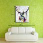 Lager Handpainted Deer Animal Oil Painting On Canvas Wall Art For Living Room Home Decor Wall Pain