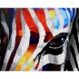 Oil Painting Modern Abstract Pure Hand Draw Ready To Hang Decorative The Zebra Oil Painting