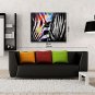 Oil Painting Modern Abstract Pure Hand Draw Ready To Hang Decorative The Zebra Oil Painting