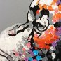 Hand-Painted Animal Horizontal,Classic Modern Traditional One Panel Canvas Oil Painting For Home D