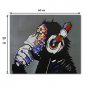 Hand-Painted Animal Horizontal,Classic Modern Traditional One Panel Canvas Oil Painting For Home D