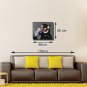 Hand-Painted Animal Horizontal,Classic Modern Traditional One Panel Canvas Oil Painting For Home D