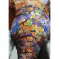 Single Modern Abstract Pure Hand Draw Ready To Hang Decorative The Elephant Oil Painting