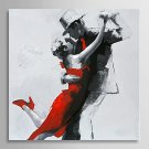 Hand-Painted People One Panel Canvas Oil Painting For Home Decoration