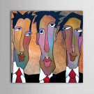 Hand-Painted People One Panel Canvas Oil Painting For Home Decoration