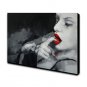 Hand-Painted People Sexy Woman Art Deco/Retro One Panel Canvas Oil Painting for Home Decoration