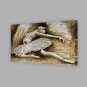 Hand-Painted People Horizontal Panoramic,Modern Style One Panel Canvas Oil Painting For Home Decor