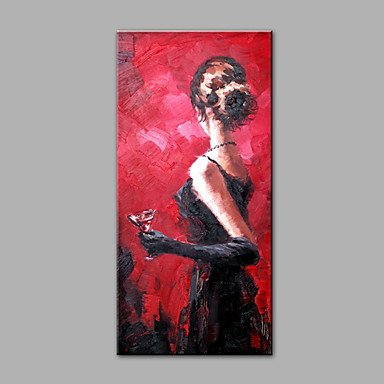 Hand-Painted Abstract Animal Square Modern One Panel Canvas Oil Painting For Home Decoration