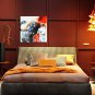 100% Hand-Painted Abstract / People Bullbight Hang-Painted Oil PaintingModern / Classic One Pane