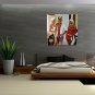 IARTS Hand Painted Modern Abstract Dancers Fashion Talk Oil Painting On Canvas with Stretched Fra