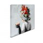 Hand-Painted Abstract The Woman Of Wear Hat  Oil painting Ready To Hang Modern One Panels Canvas O