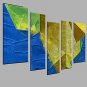 Hand-Painted Modern Abstract Oil Painting Four Panel Canvas Oil Painting Multi Split Oil Painting
