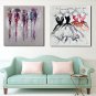 100%  Hand-Painted Abstract / People Hang-Painted Oil PaintingModern / Classic One Panel Canvas Oi