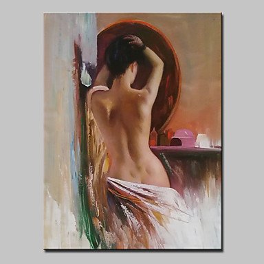 Hand-Painted Modern Abstract Naked Girls Oil Painting On Canvas Wall Picture For Home Decoration R