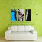 Mini Size E-HOME Oil painting Modern Wine And Women Pure Hand Draw Frameless Decorative Painting S